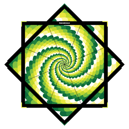 Forest Fade – Forever FlowStar 26" (Ready to Ship)