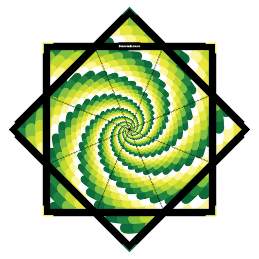 Forest Fade – Forever FlowStar 26" (Ready to Ship)