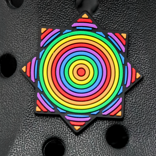 Spiral FlowStar Croc Charm