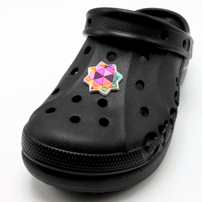 Triangle FlowStar Croc Charm