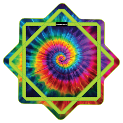 Fractal Tye Dye –  GlowStar- LED Light Up 26" (Ships By Nov. 10th)