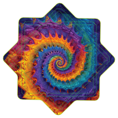 Fractal Tye Dye –  GlowStar- LED Light Up 26" (Ships By Nov. 10th)