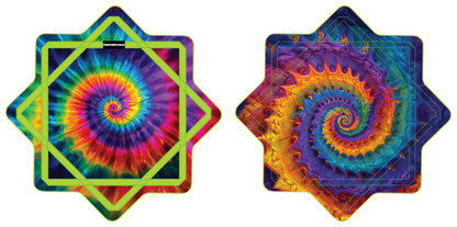 Fractal Tye Dye –  GlowStar- LED Light Up 26" (Ships By Nov. 10th)