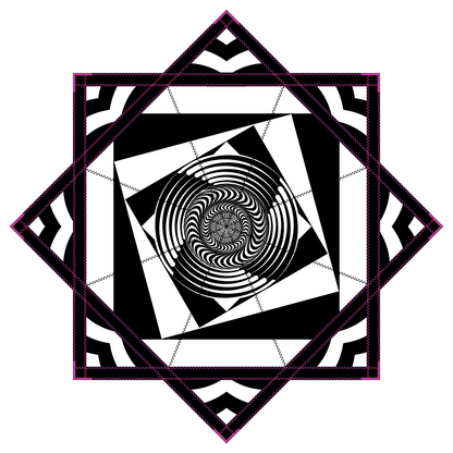 Fractal Vortex – JUMBO FlowStar 48" (Ready To Ship)