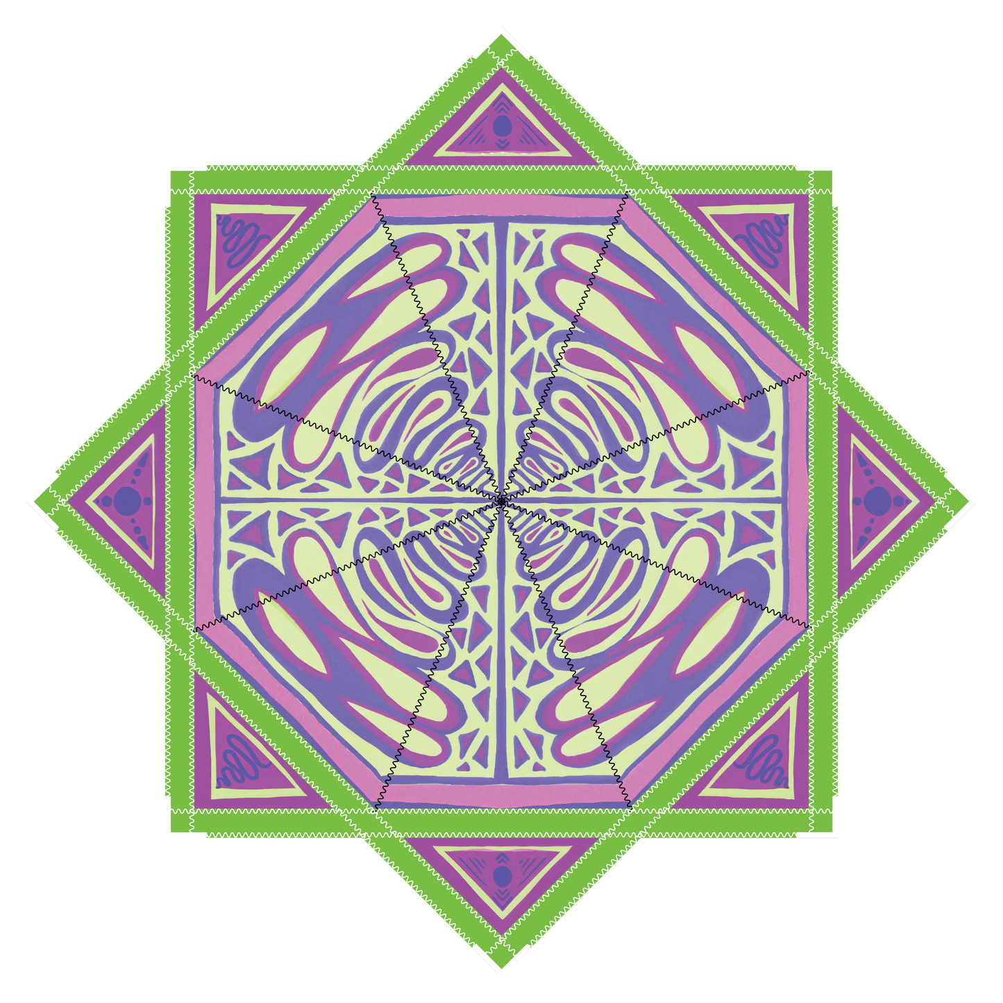 " Funkadelic Fractal " by Ashley Liberatore – Forever FlowStar 26" (Pre-Sale)