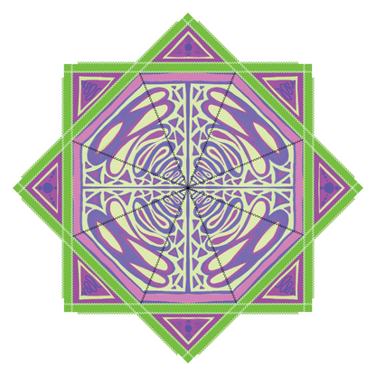 " Funkadelic Fractal " by Ashley Liberatore – Forever FlowStar 26" (Pre-Sale)