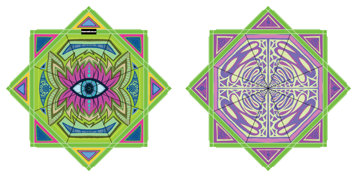 " Funkadelic Fractal " by Ashley Liberatore – Forever FlowStar 26" (Pre-Sale)