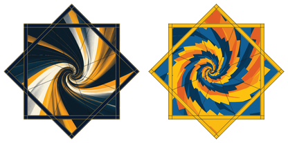 Golden Swirl – Forever FlowStar 26" (Ships By Nov 10th)