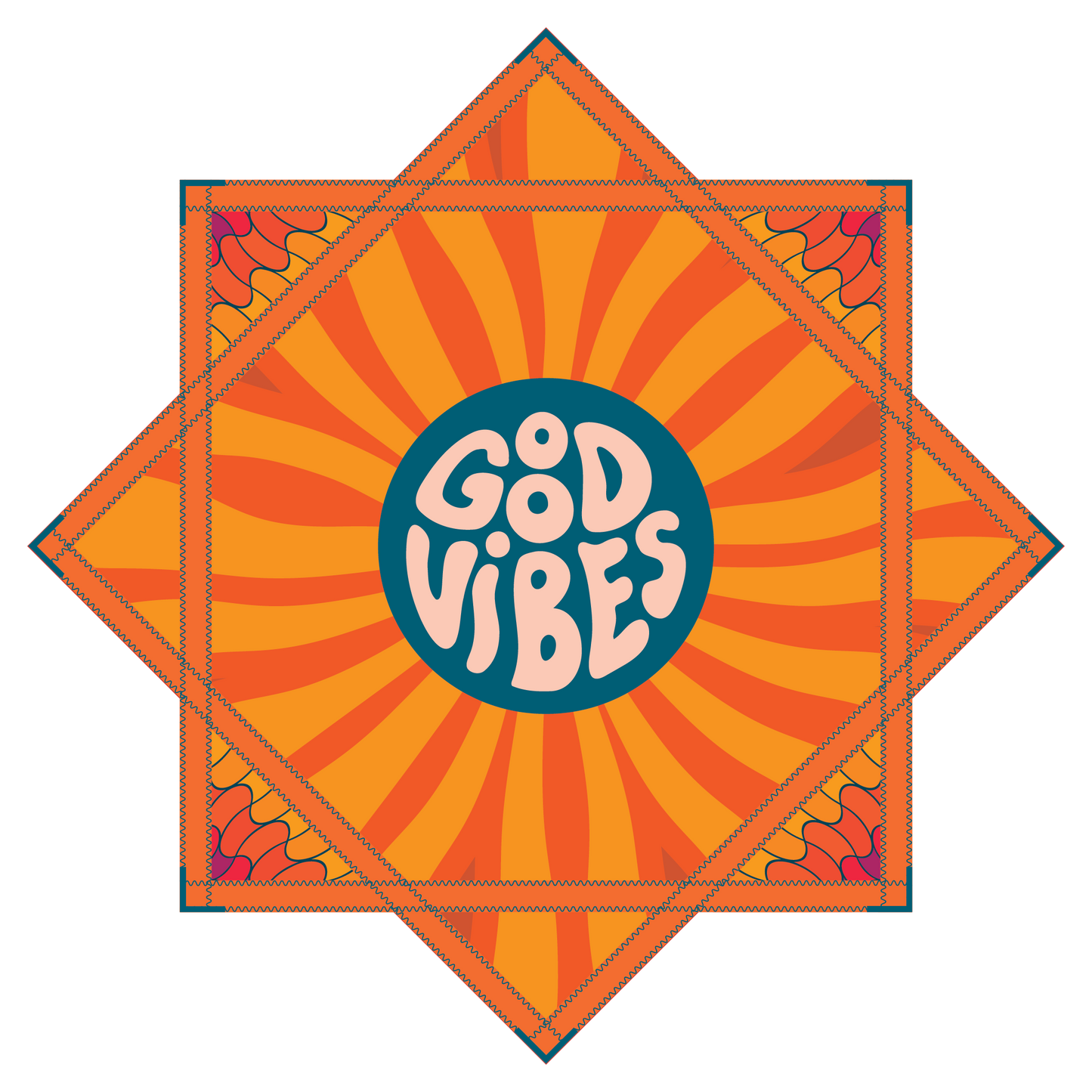 Good Vibes – JUMBO FlowStar 48" (Ready To Ship)