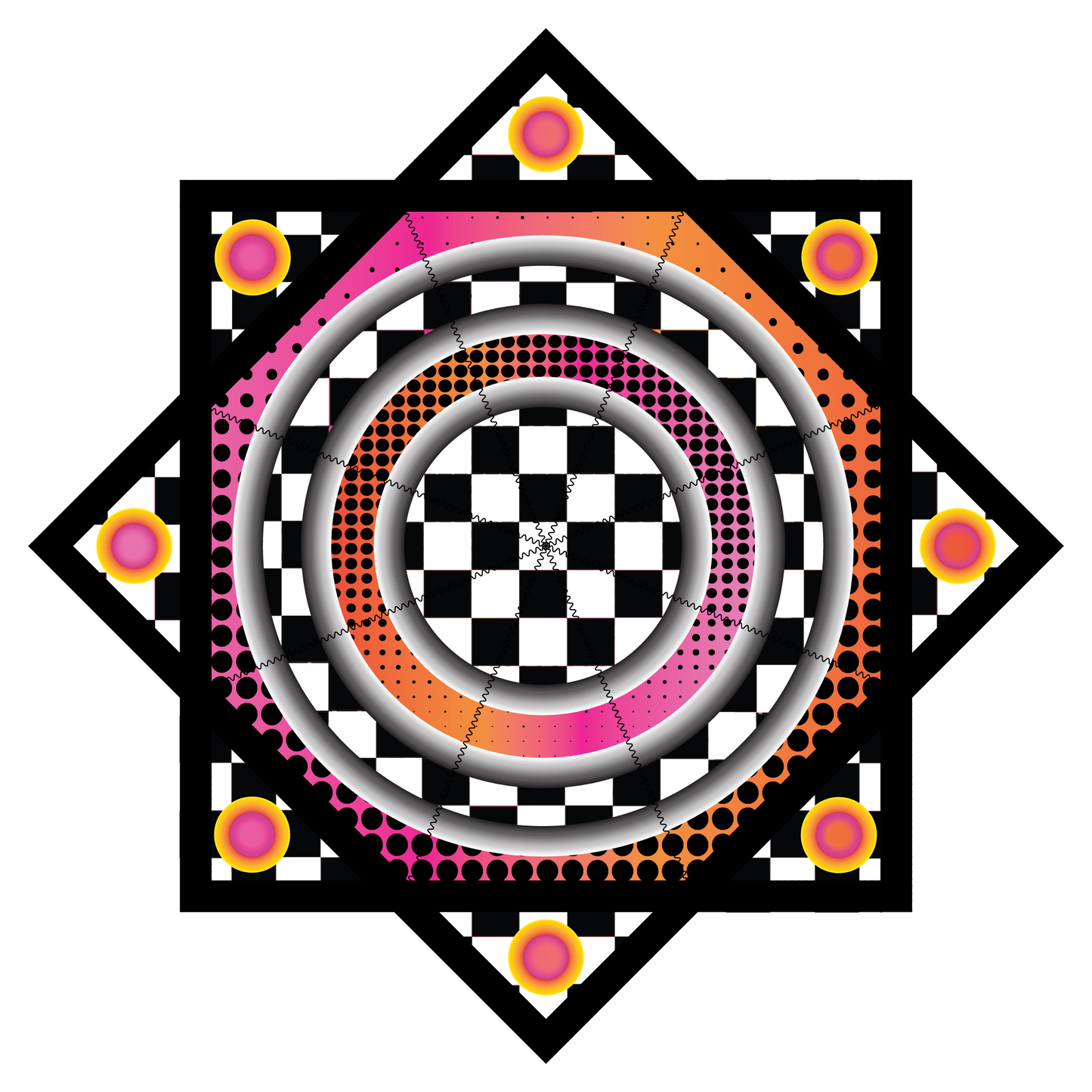 "Finish Line Switch" Artwork by Hayley Bailey – Forever FlowStar 26" (Ready To Ship)