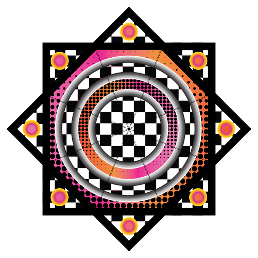 "Finish Line Switch" Artwork by Hayley Bailey – Forever FlowStar 26" (Ready To Ship)