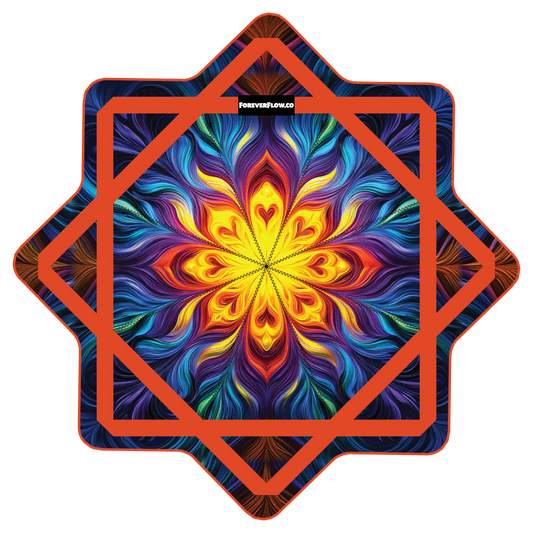 Heart Fractal –  GlowStar- LED Light Up 26" (Ready To Ship)