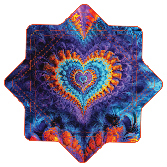 Heart Fractal –  GlowStar- LED Light Up 26" (Ready To Ship)