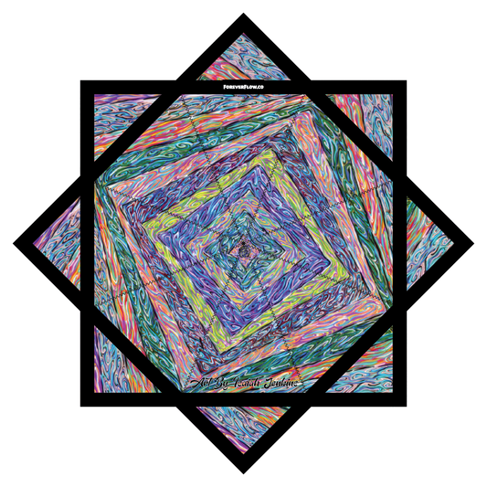 "Cosmic Bliss" Artwork by Isaiah Jenkins – Forever FlowStar 26"