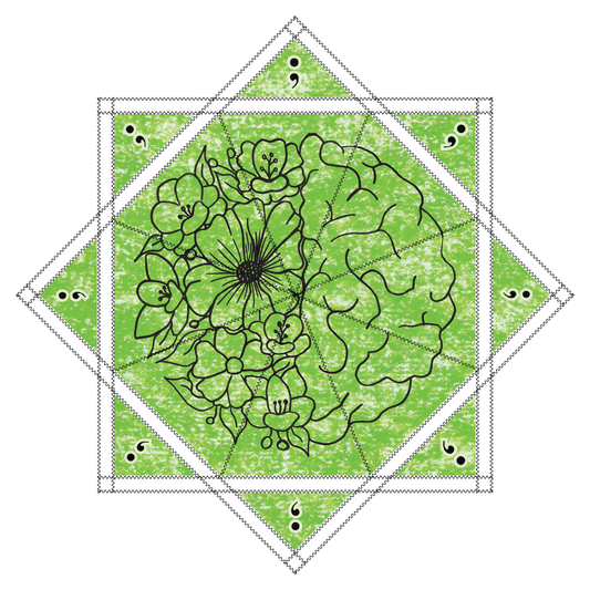 "Mental Health Matters" Artwork by Jordan Martin – Forever FlowStar 26"