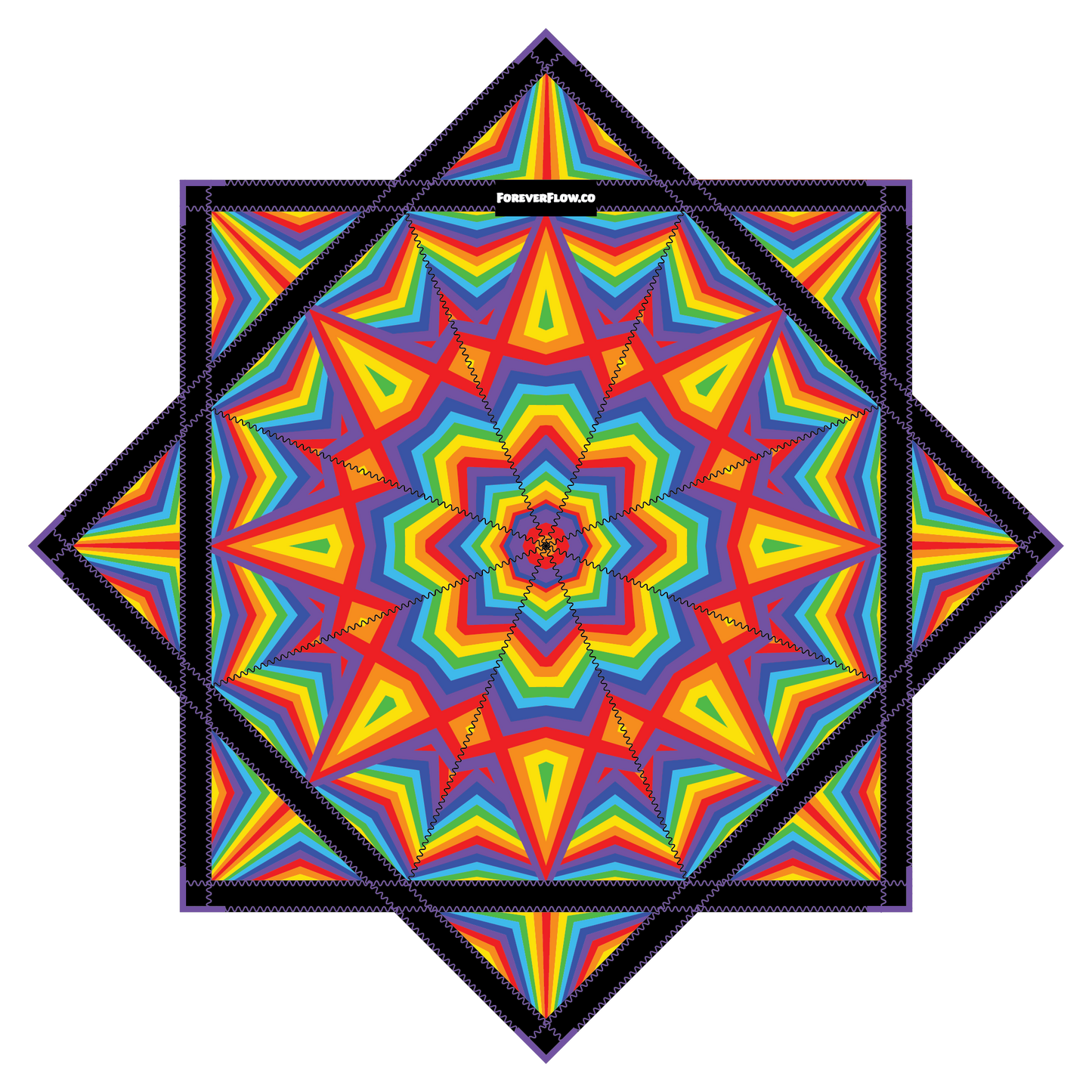 Kaleidoscope Dreams – Petite FlowStar 20" (Ready to Ship)