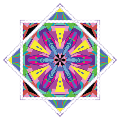 Kaleidoscope Dreams – Petite FlowStar 20" (Ready to Ship)