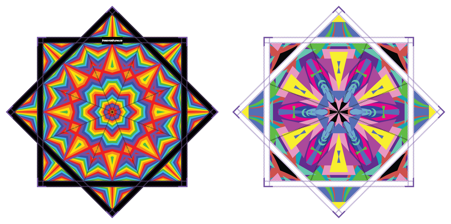 Kaleidoscope Dreams – Petite FlowStar 20" (Ready to Ship)