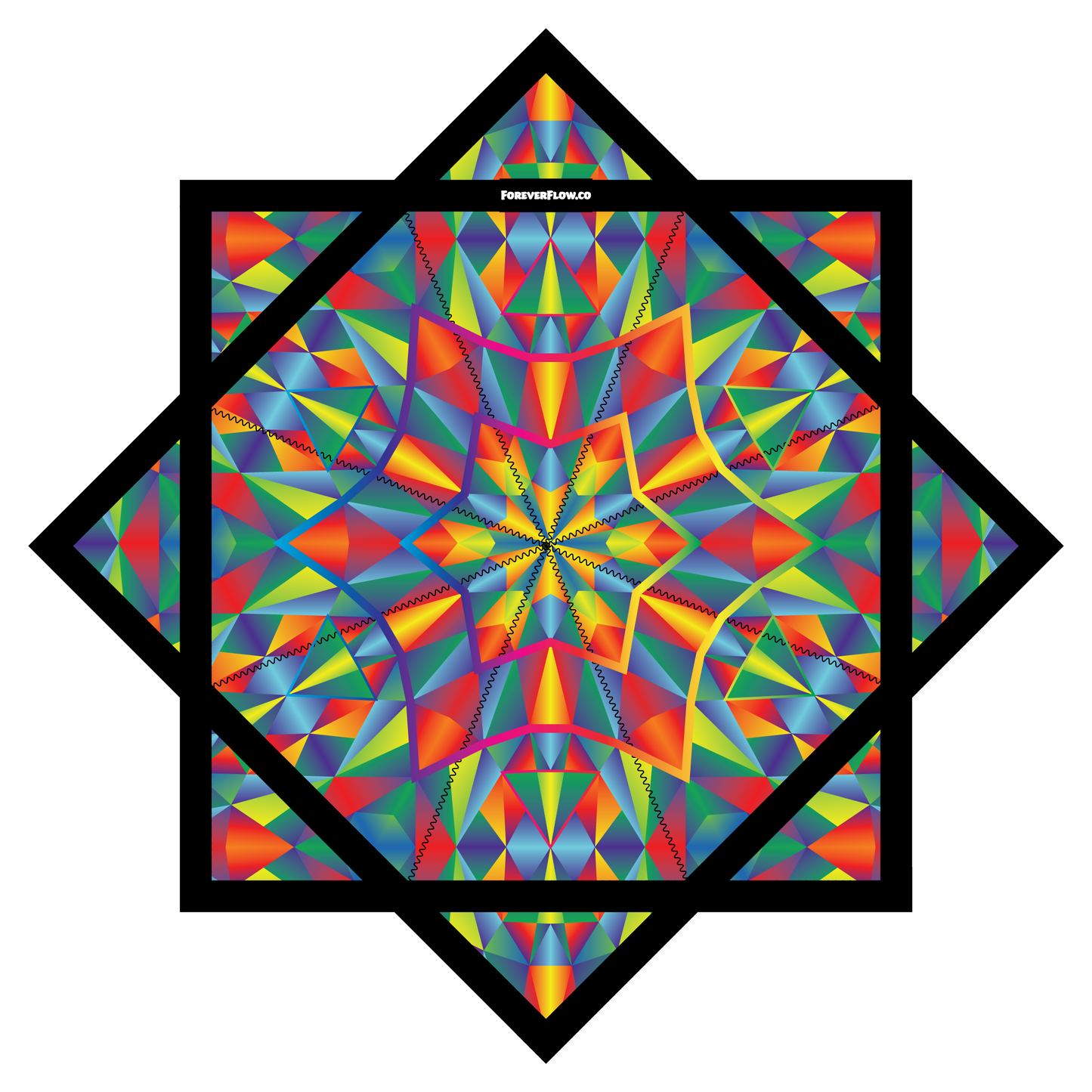 Kaleidoscope Visions – Forever FlowStar 26" (Ready to Ship)