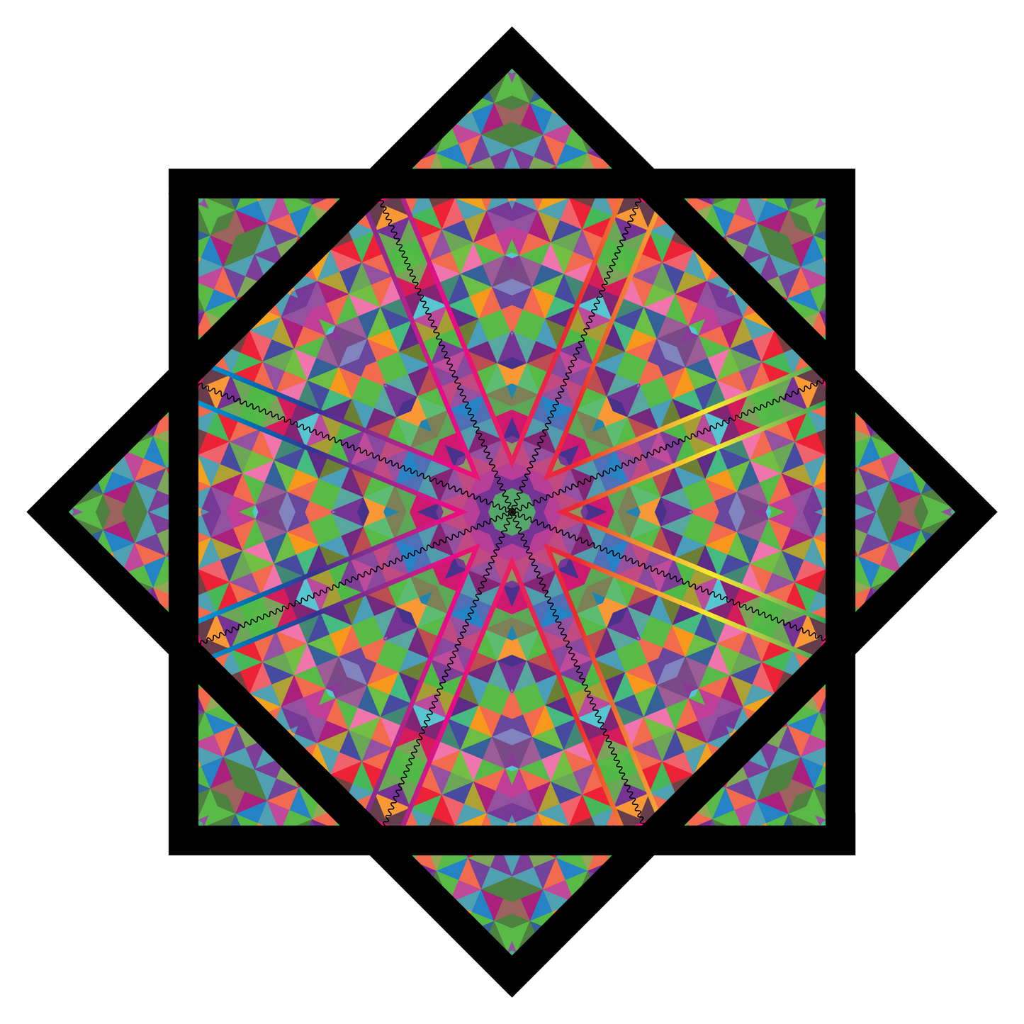 Kaleidoscope Visions – Forever FlowStar 26" (Ready to Ship)