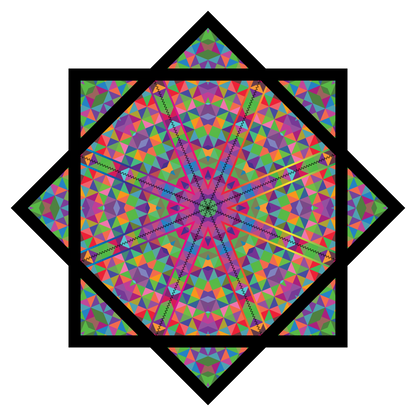 Kaleidoscope Visions – Forever FlowStar 26" (Ready to Ship)