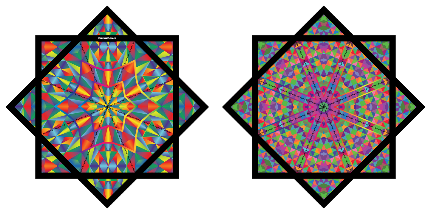 Kaleidoscope Visions – Forever FlowStar 26" (Ready to Ship)