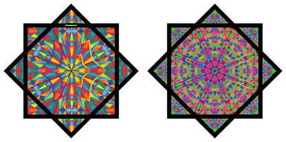 Kaleidoscope Visions – Forever FlowStar 26" (Ready to Ship)