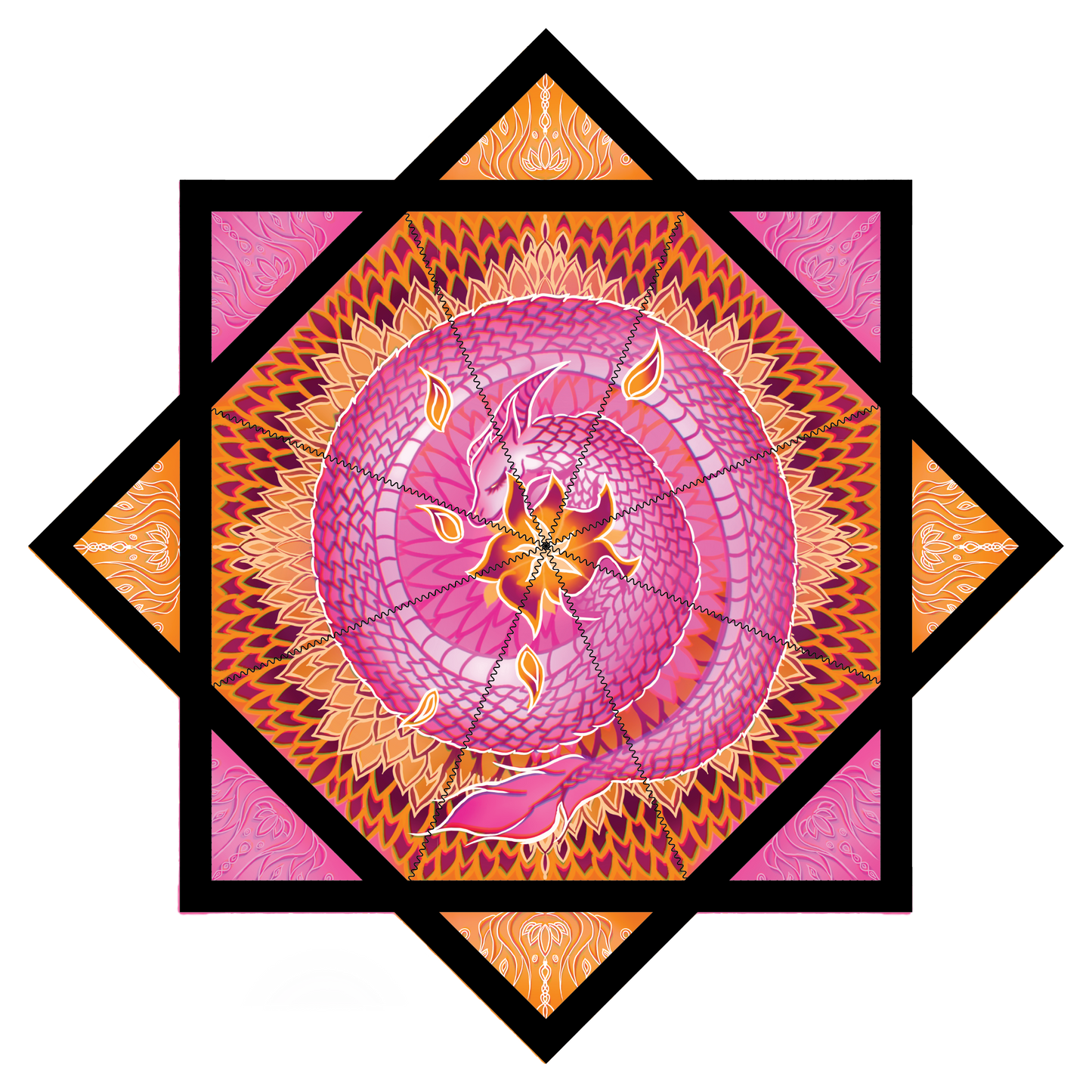 "Dragon Petal" by Katherine Balcer – Forever FlowStar 26" (Pre-Sale)