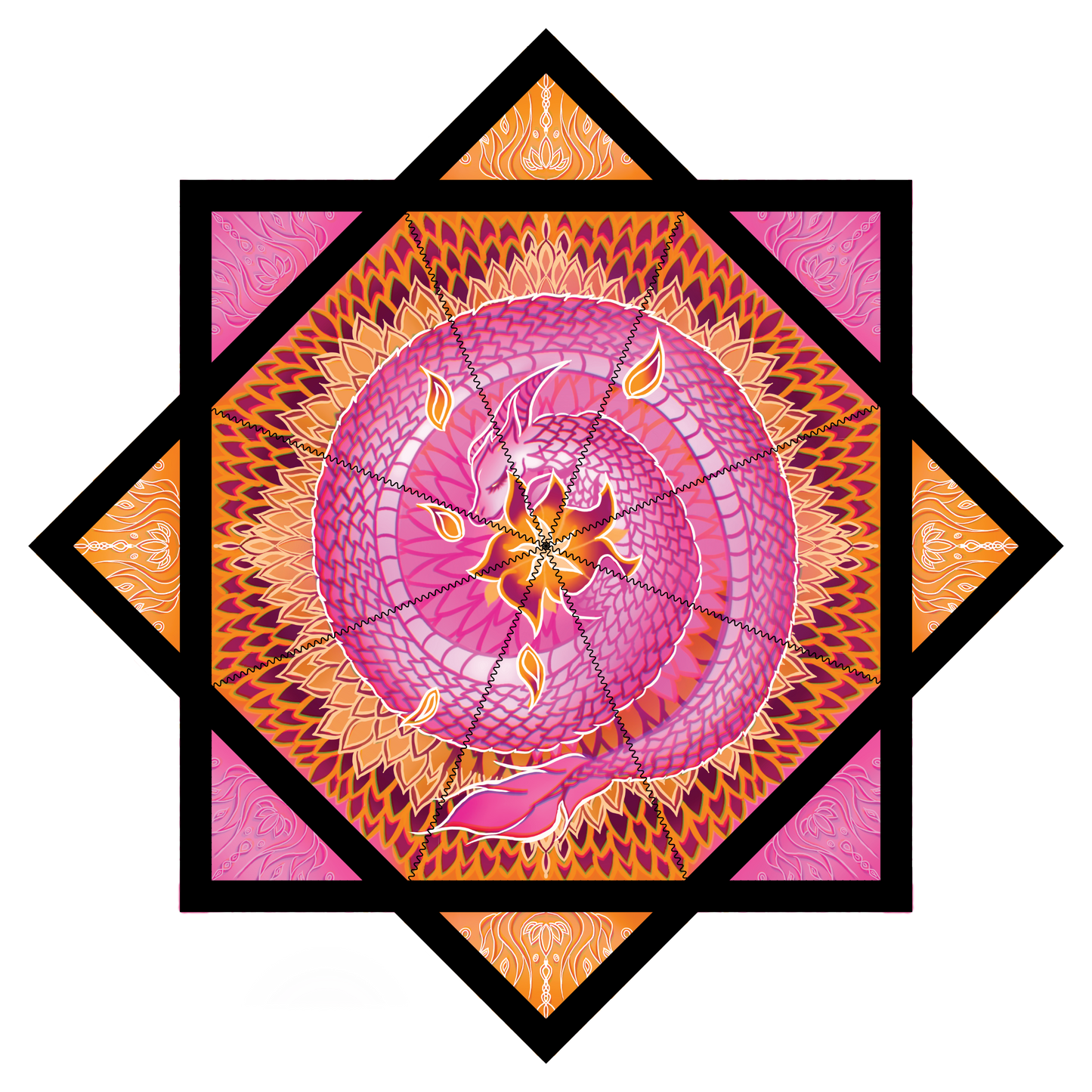 "Dragon Petal" by Katherine Balcer – Forever FlowStar 26" (Pre-Sale)