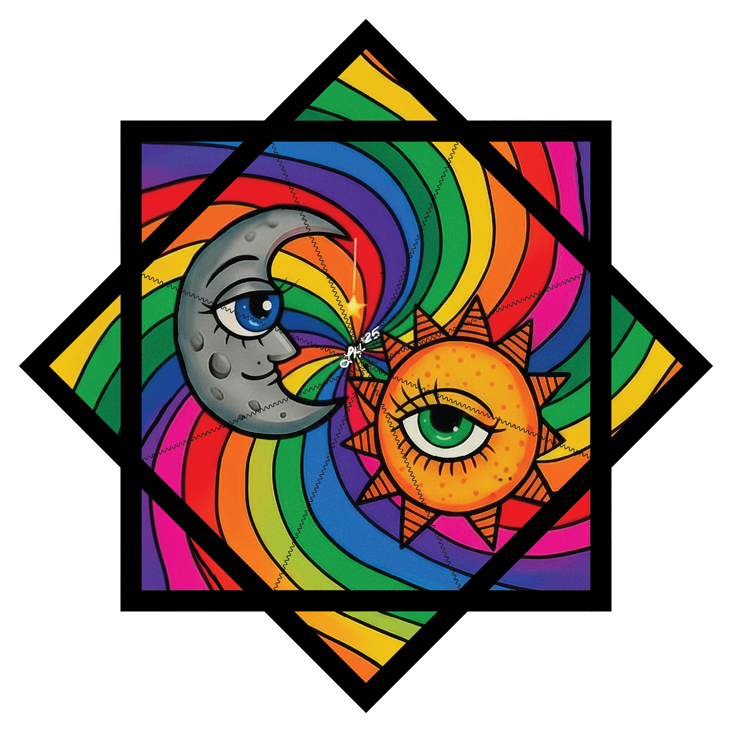 "Flow As You Grow" Artwork by Lavina Hall – Forever FlowStar 26"