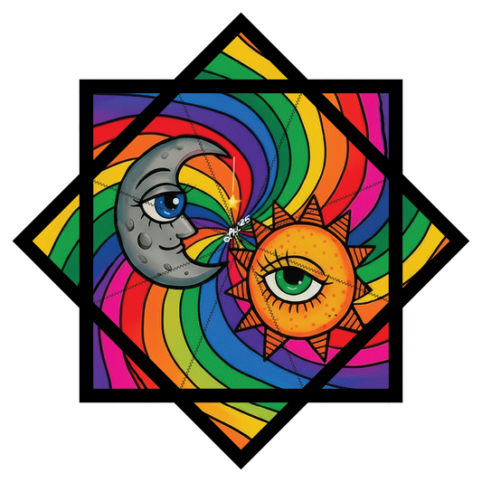"Flow As You Grow" Artwork by Lavina Hall – Forever FlowStar 26"