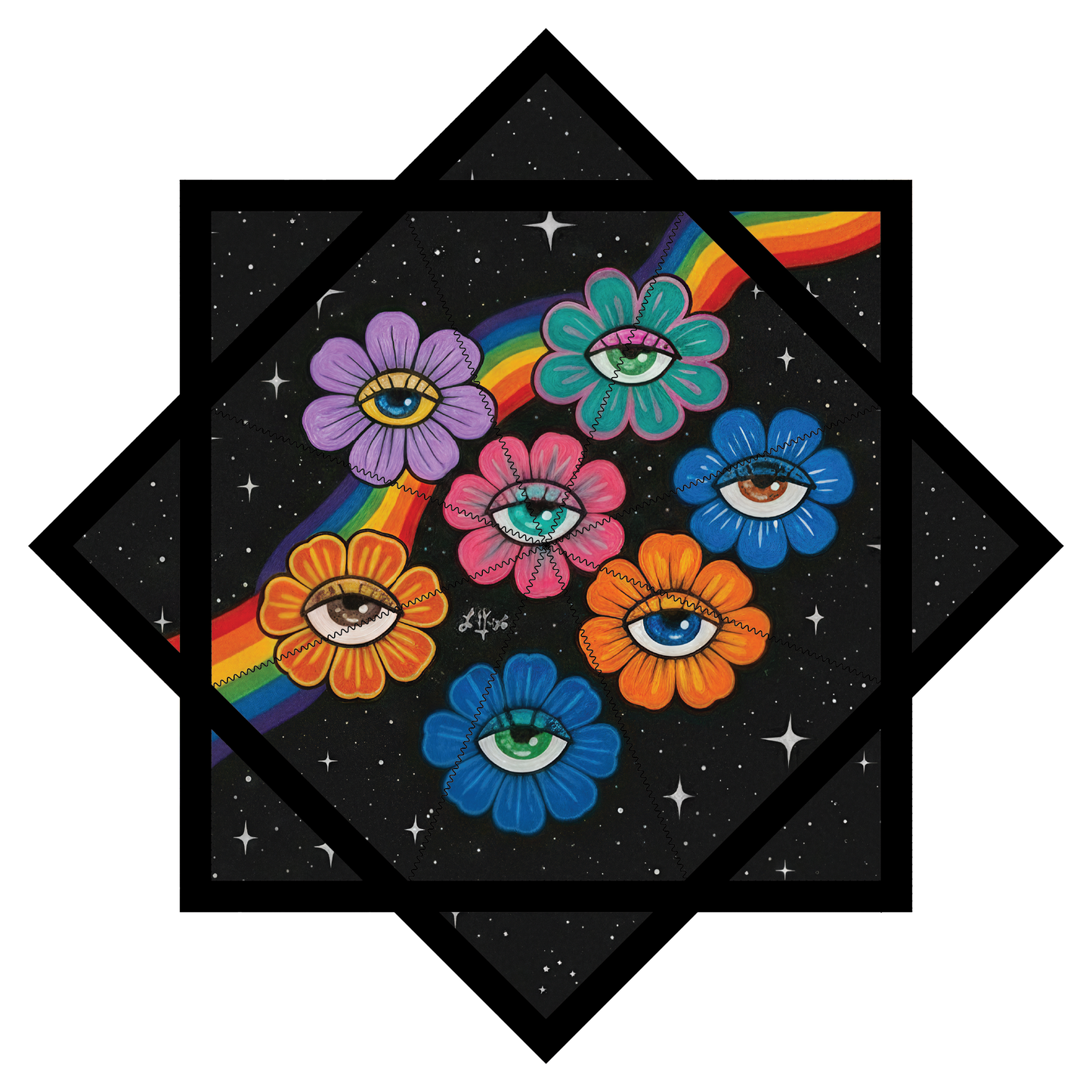 "Flow As You Grow" Artwork by Lavina Hall – Forever FlowStar 26"