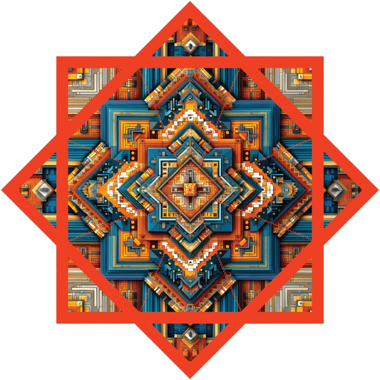 Layered Square – Jumbo 48" FlowStar (Ready To Ship)