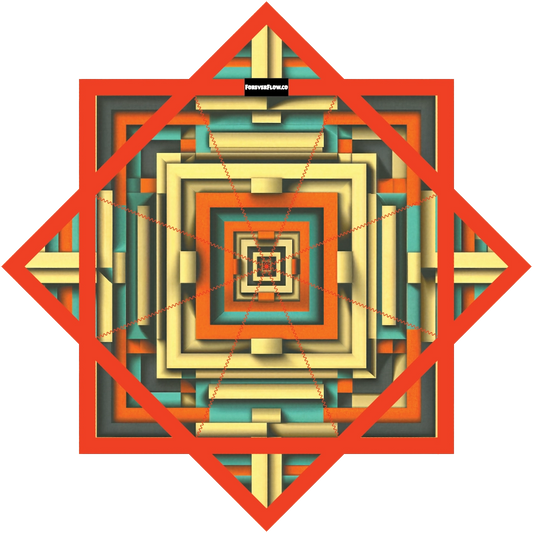 Layered Square – Jumbo 48" FlowStar (Ready To Ship)