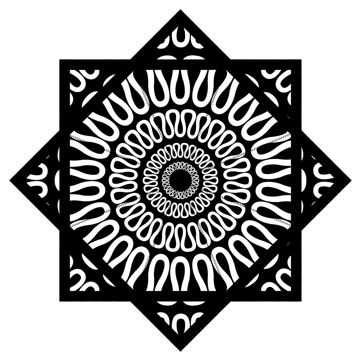 Lime Fractals – Forever FlowStar 26" (Ships By Jan. 10th)