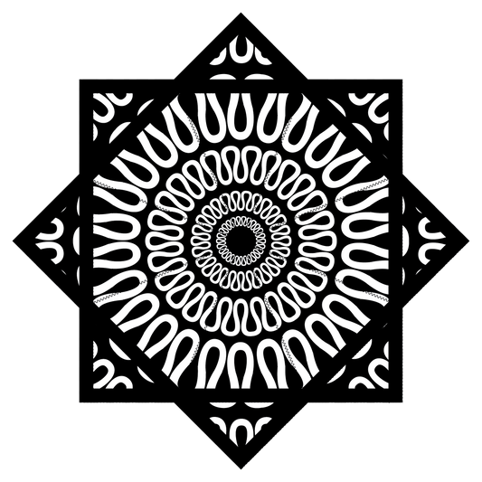 Lime Fractals – Forever FlowStar 26" (Ships By Jan. 10th)