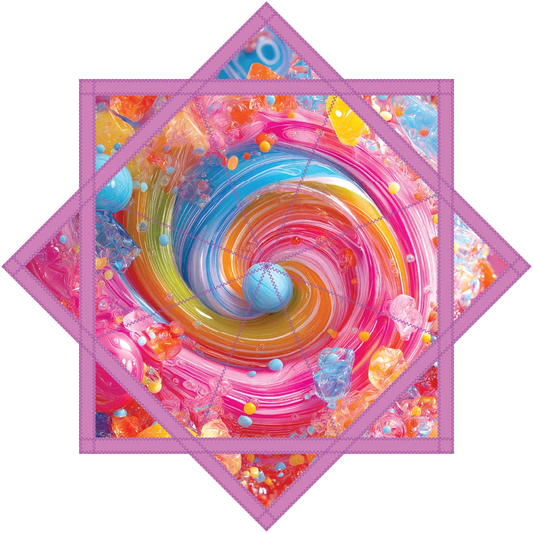 Lollipop Swirl – Jumbo 48" FlowStar (Ready To Ship)