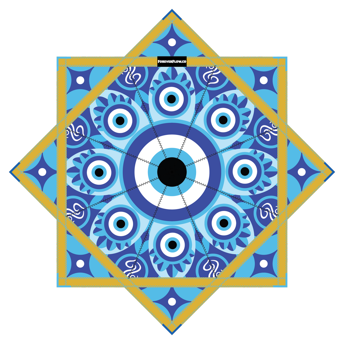 Many Visions – Forever FlowStar 26" (Ready To Ship)
