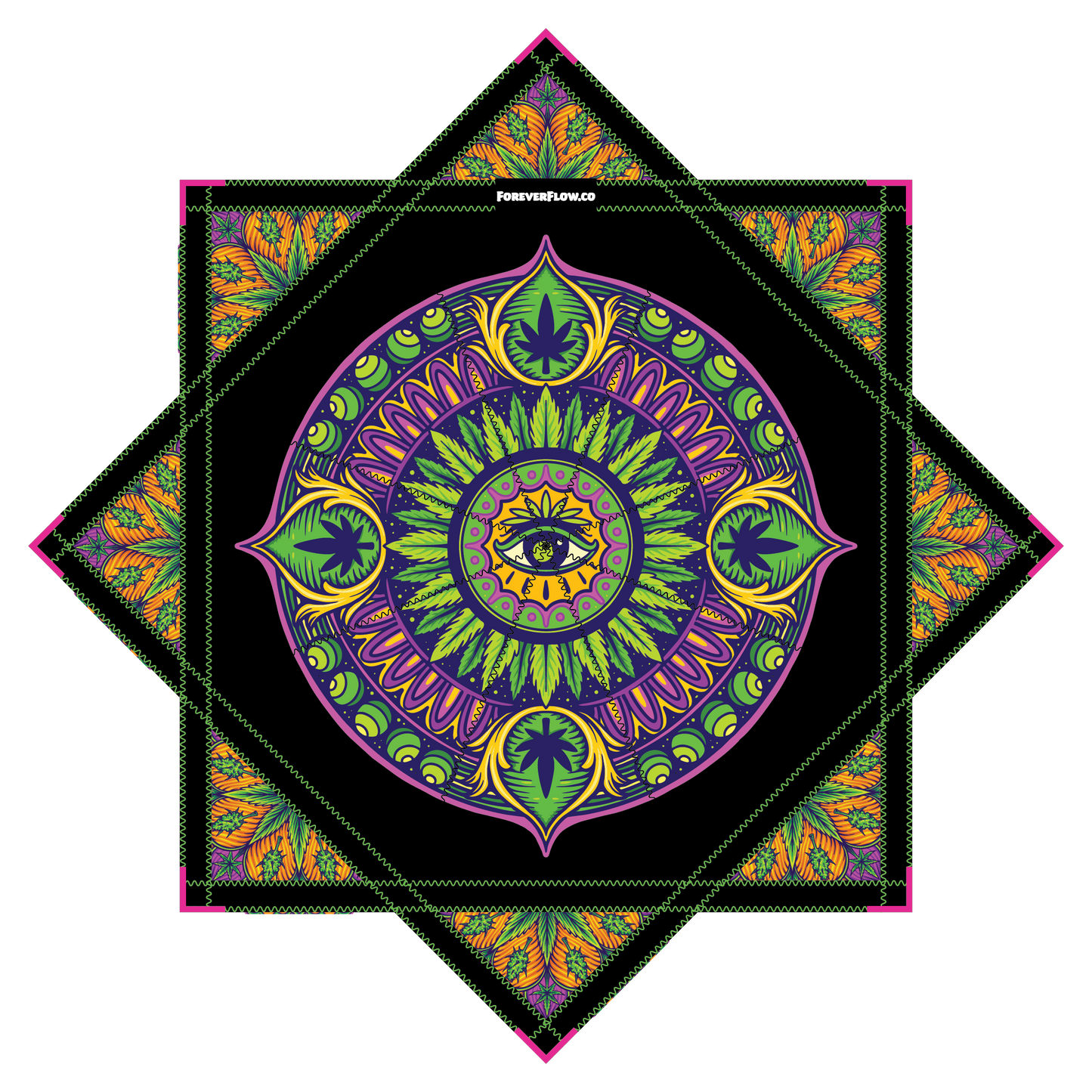 Mary Mandala – Forever FlowStar 26" (Ships By Feb. 20th)