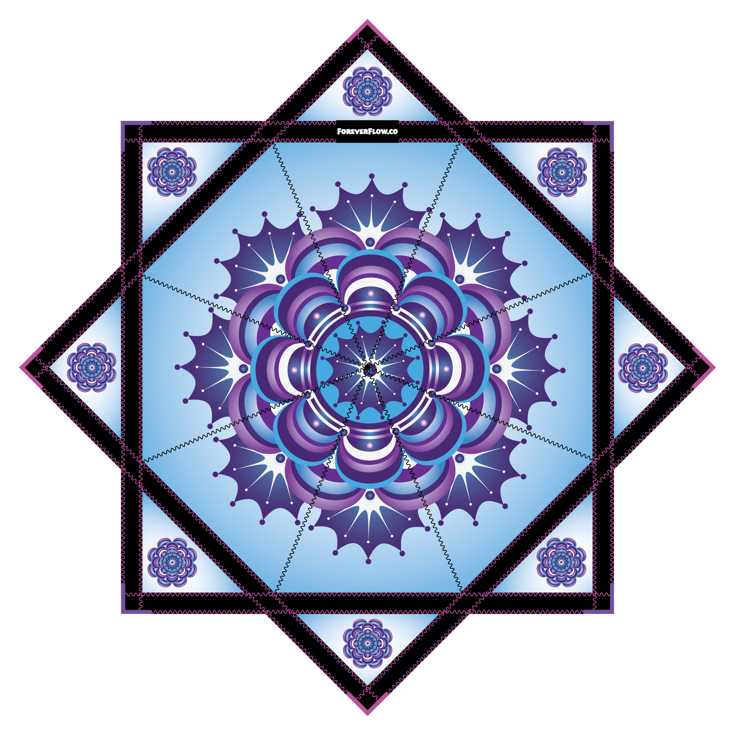 Midnight Bloom – Forever FlowStar 26" (Ready to Ship)
