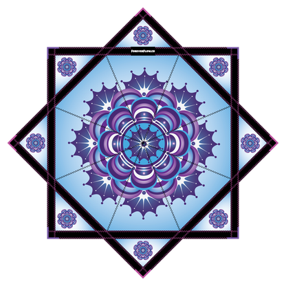 Midnight Bloom – Forever FlowStar 26" (Ready to Ship)