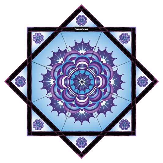 Midnight Bloom – Forever FlowStar 26" (Ready to Ship)