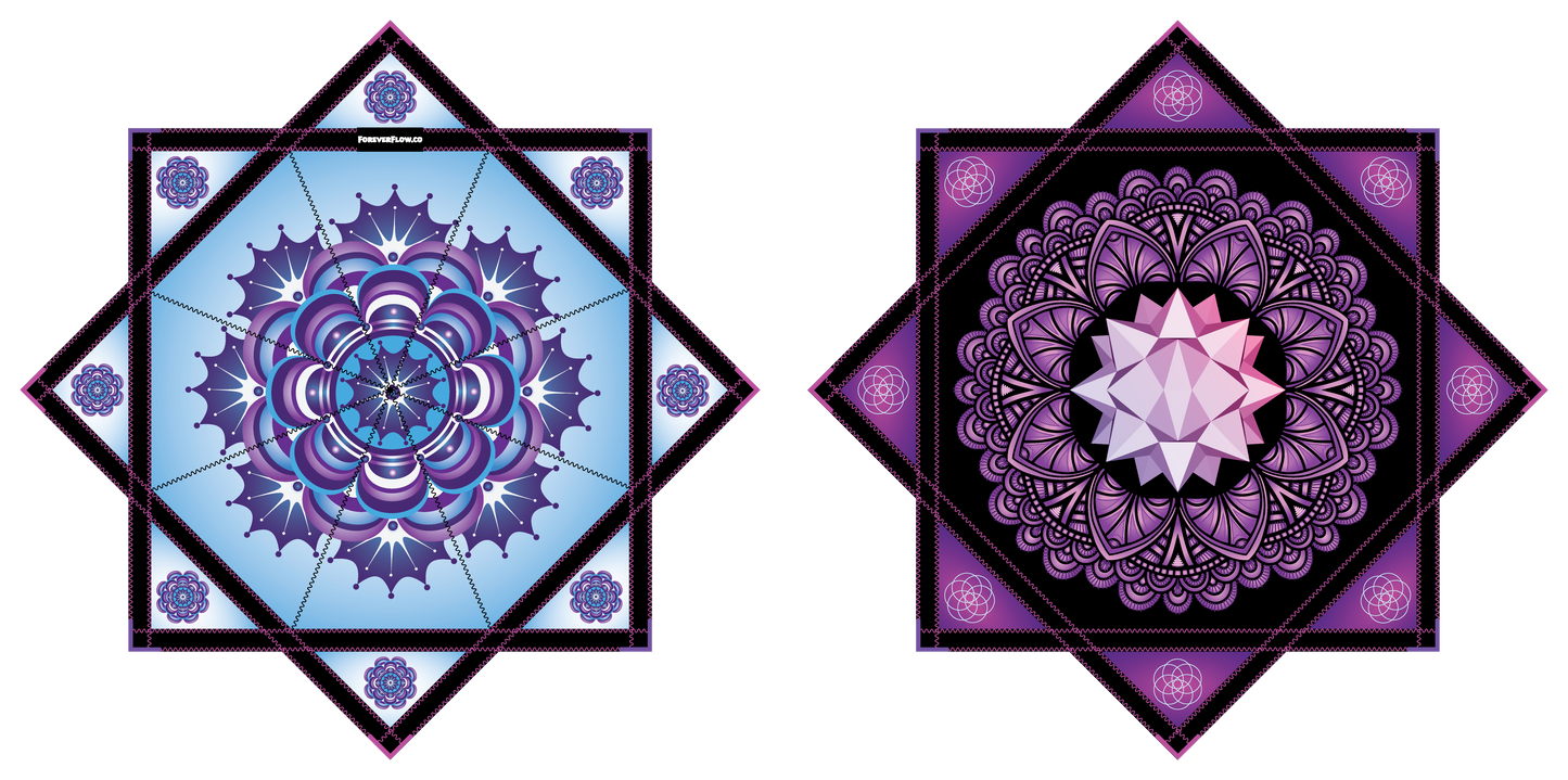 Midnight Bloom – Forever FlowStar 26" (Ready to Ship)