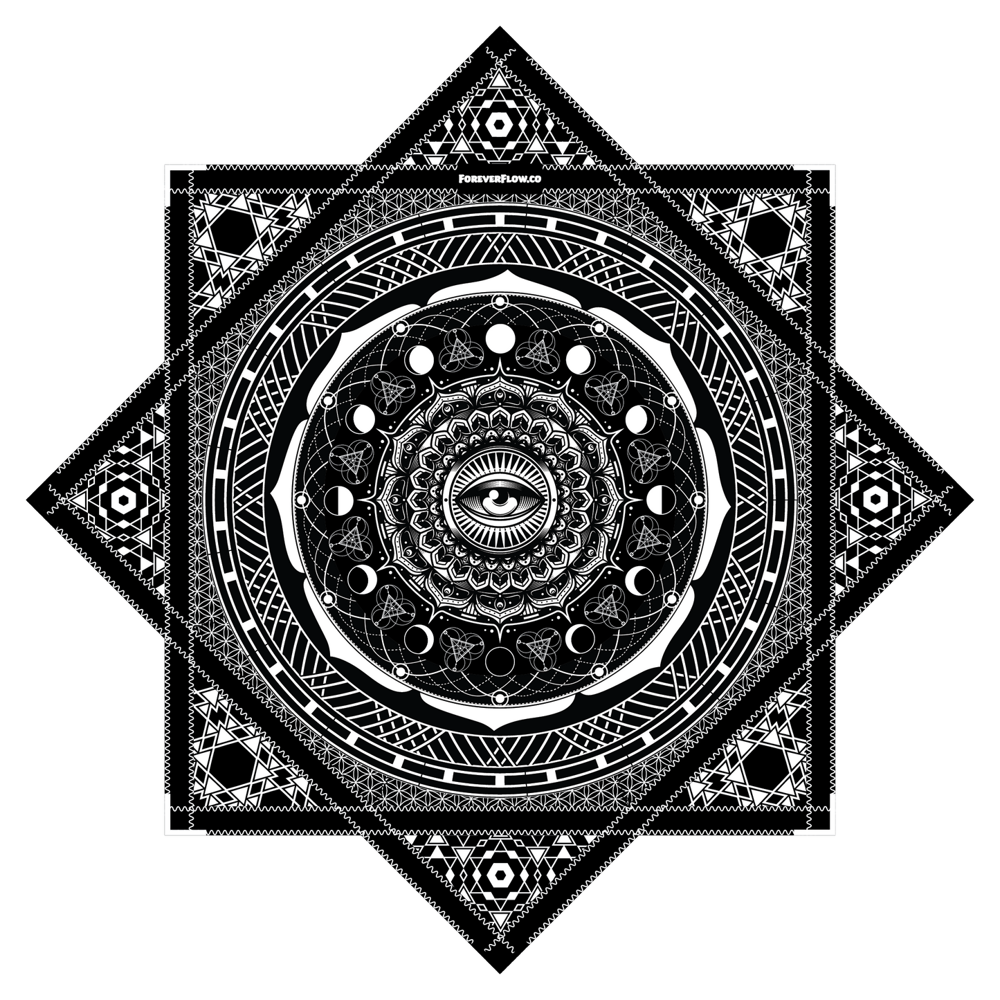 Moon Phases – Mini FlowStar 24" (Ships By Feb. 20th)