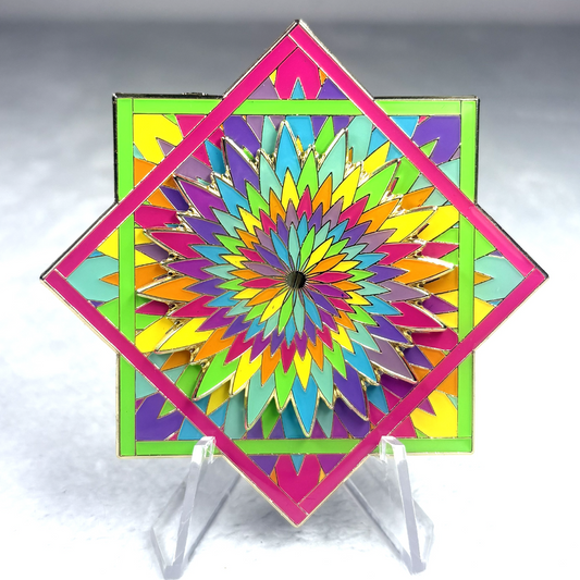 Neon Flow FlowStar Pin Gold Variant (Ready To Ship)