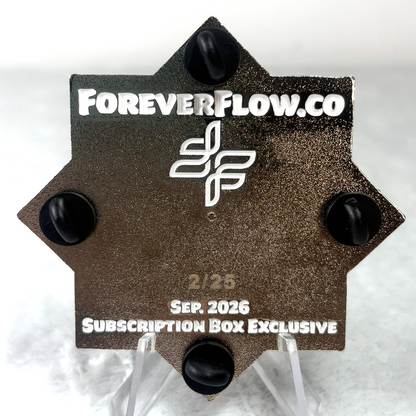 Neon Flow FlowStar Pin Silver Variant (Ready To Ship)