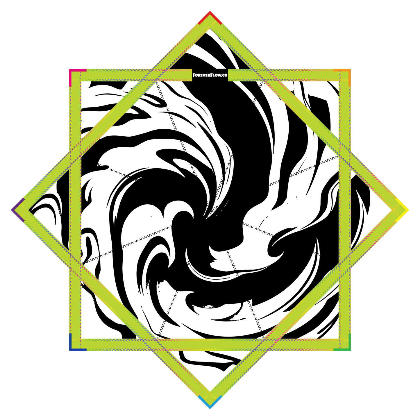 Neon Melt – Travel FlowStar 14" (Ready To Ship)