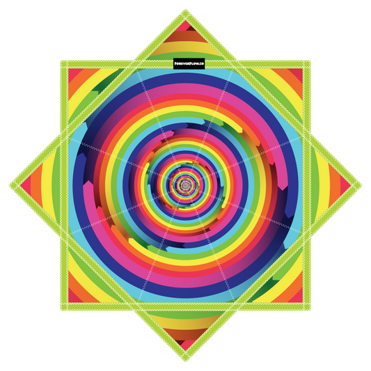 Rainbow Spiral – Jumbo 48" UV FlowStar