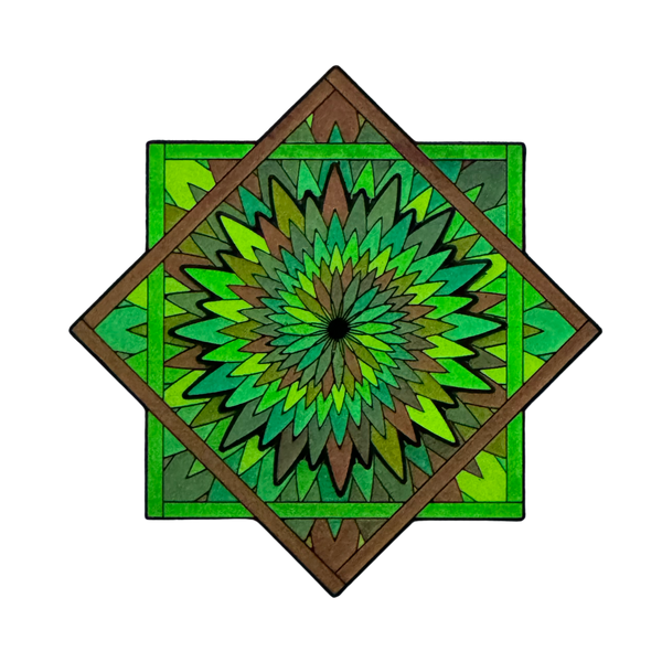 Neon Flow Spinning Lapel Pin alternate view