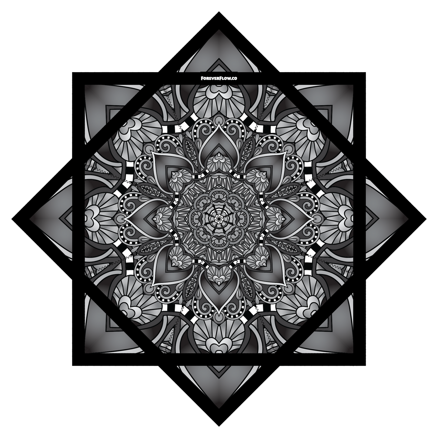 Obsidian Bloom – Petite FlowStar 20" (Ships By Feb. 20th)